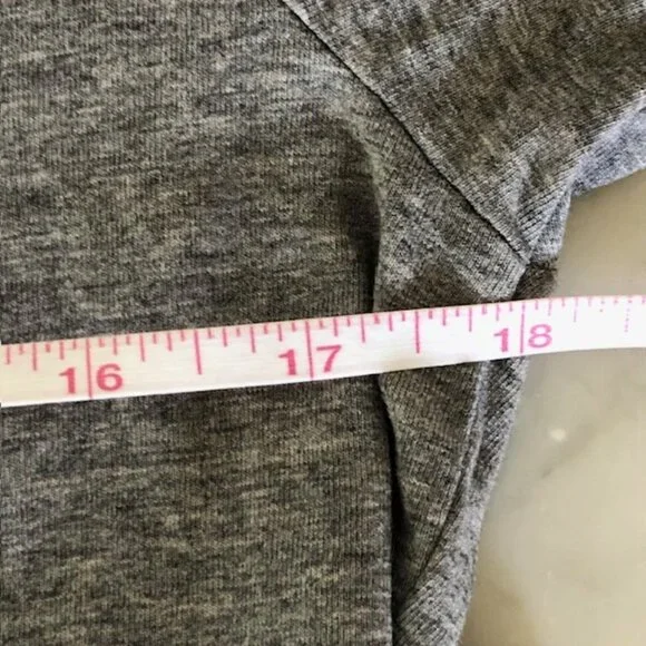 DOLCE & GABBANA V Neck Stud Polka Dot Pocket Gray Cotton Short Sleeve Te… - Picture 17 of 17